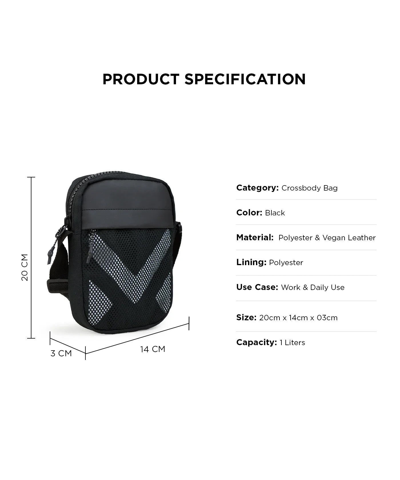 Mohawk Blaze Crossbody bag