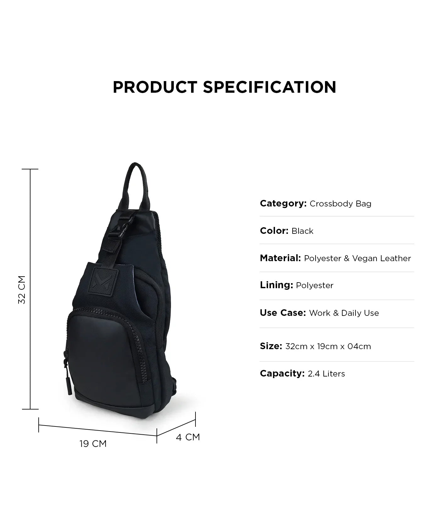 Mohawk Hobbit Crossbody bag
