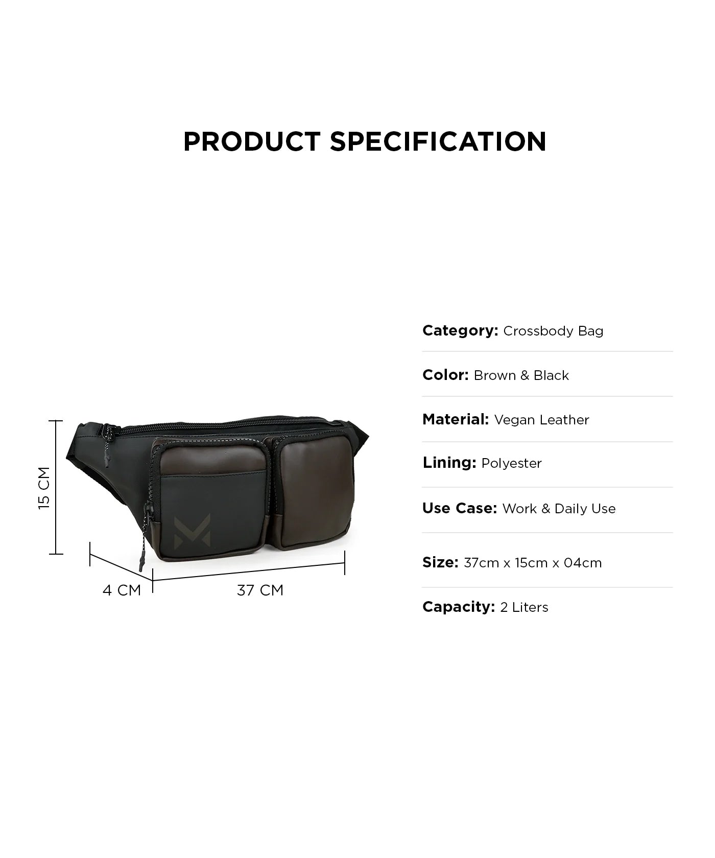 Mohawk Zephyr waist pouch