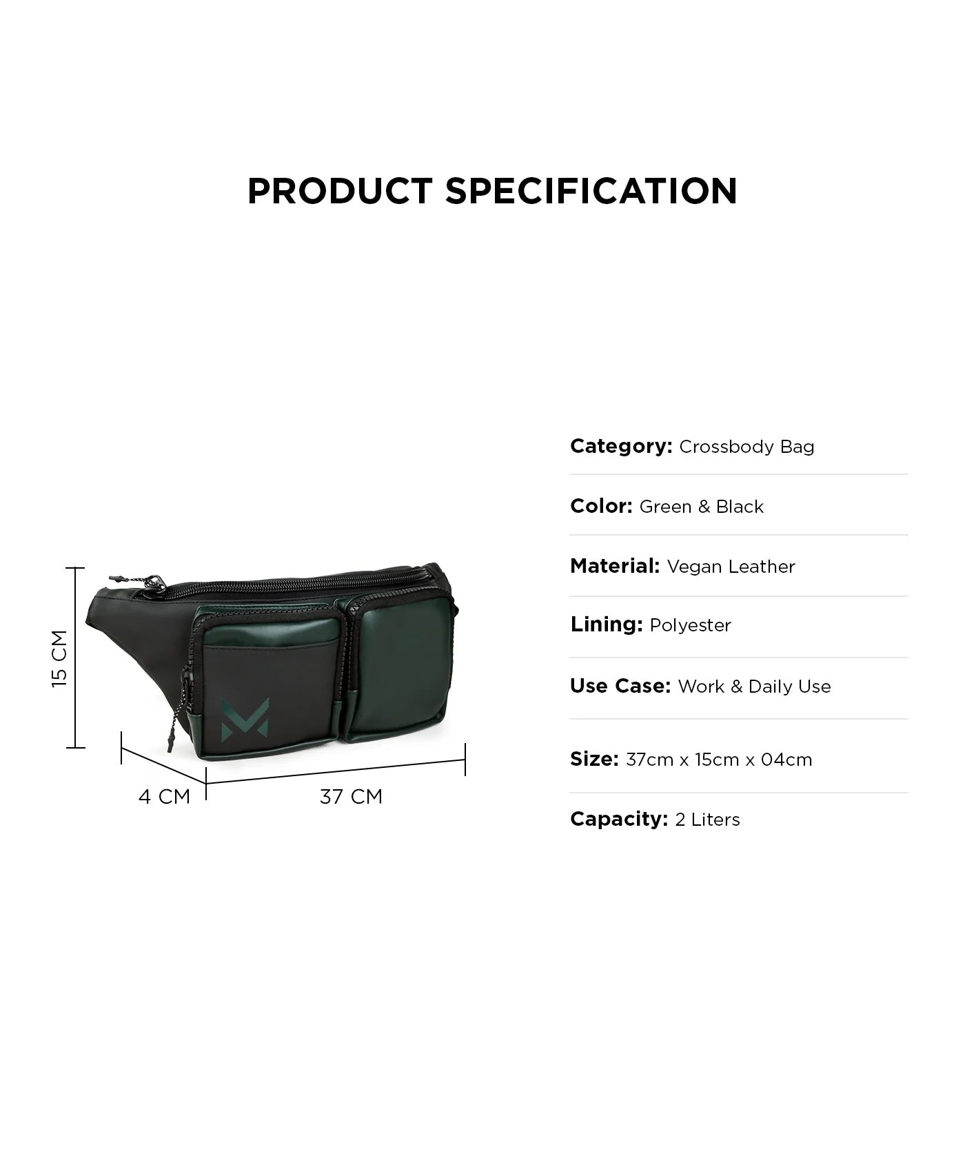 Mohawk Zephyr waist pouch