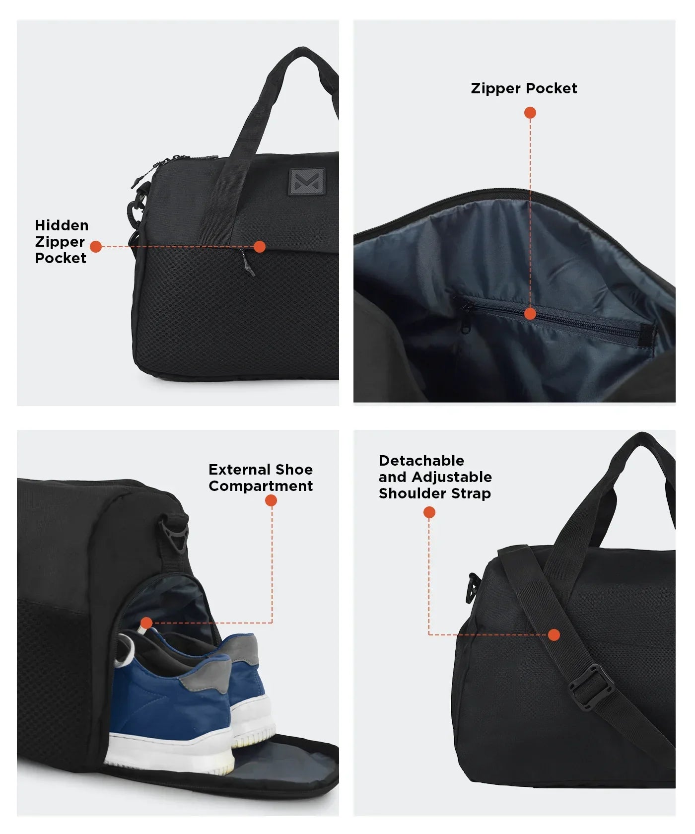 Mohawk Martian Gym Duffle