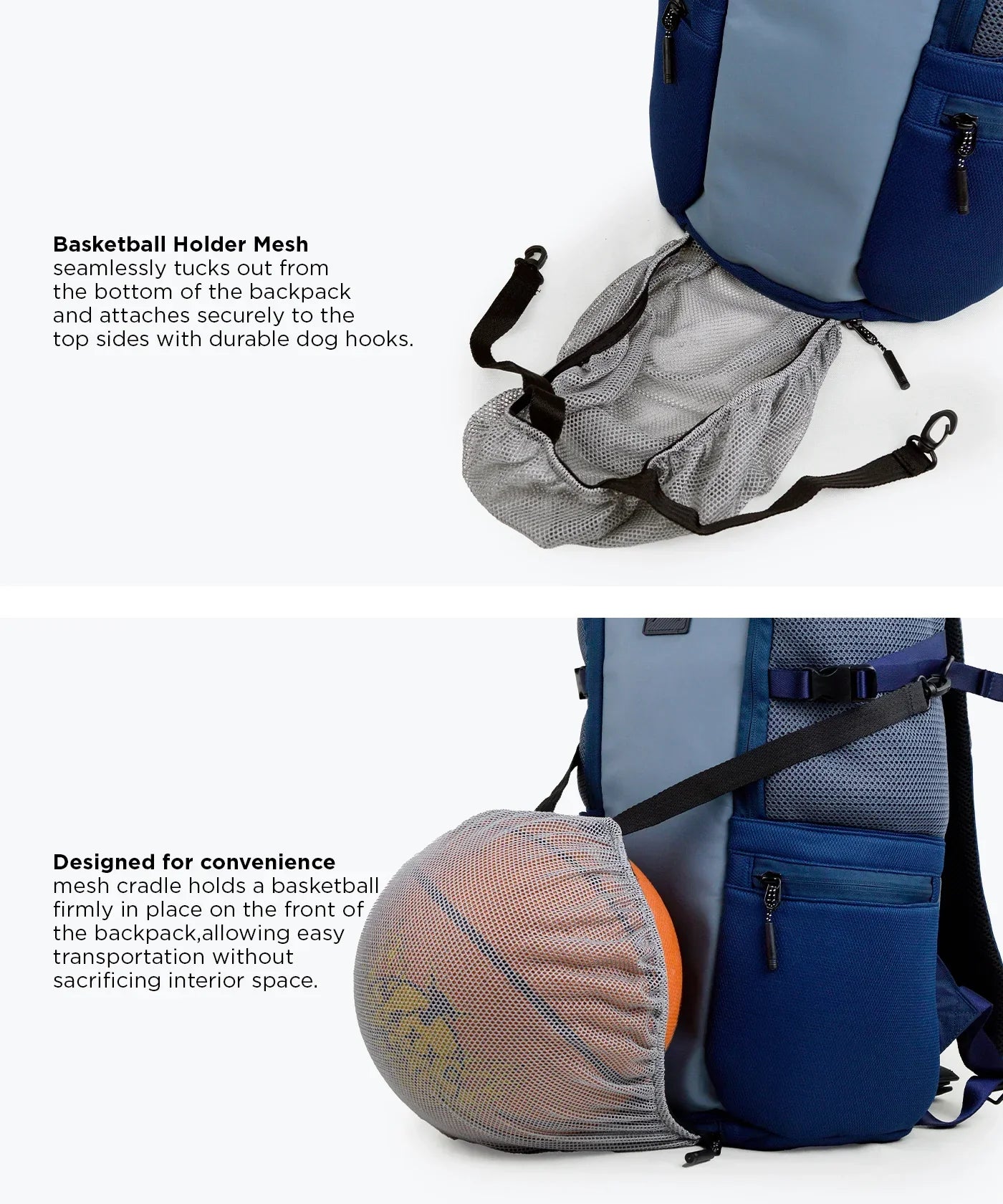 Mohawk Mystic Backpack with basketball holder
