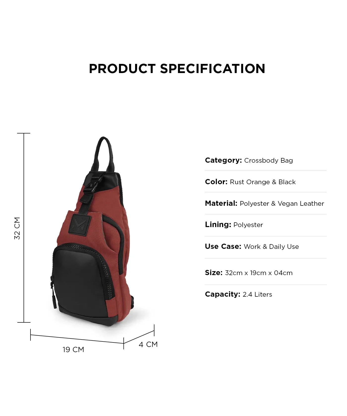 Mohawk Hobbit Crossbody bag